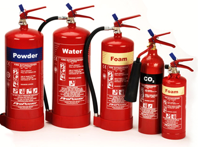 Munkavédelmi felszerelések: tűzoltó készülék