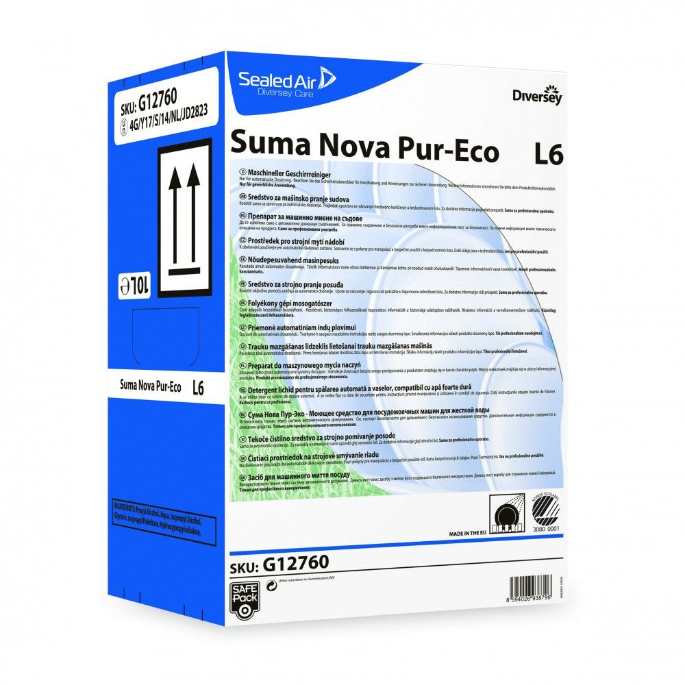 Johnson Diversey Suma Nova Pur-Eco L6 Gépi Mosogatószer 10l