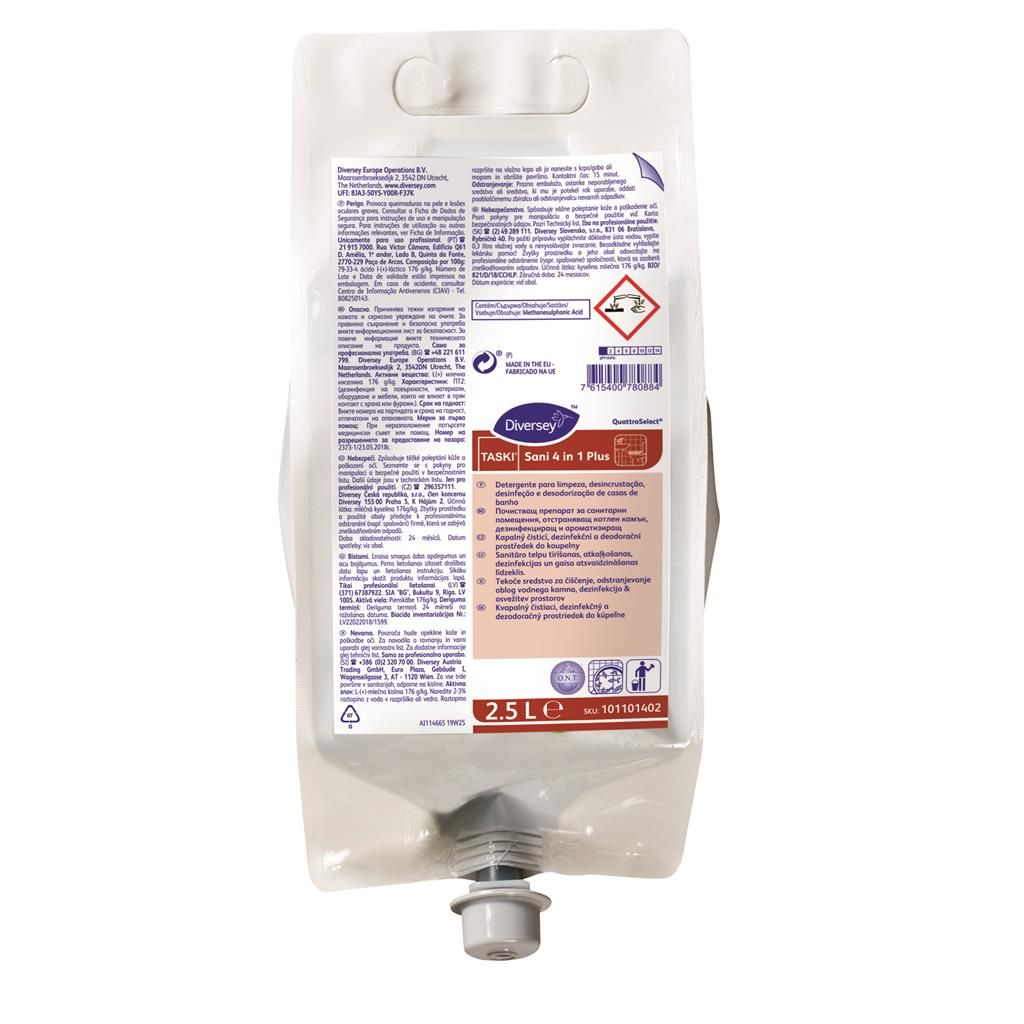 Johnson Diversey Taski Sani 4In1 Plus QS Általános tisztító-fertőtlenítő vízkőoldó 2,5l