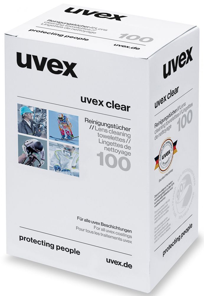 Uvex Előnedvesített Tisztító Kendő, 100db