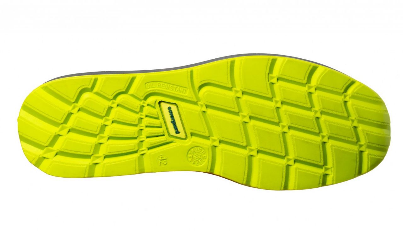 Coverguard Milerite S1P Munkavédelmi Sportcipő Cipő Zöld-Sárga
