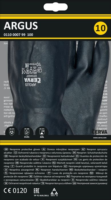 Cerva ARGUS neoprén kesztyű fekete 33cm
