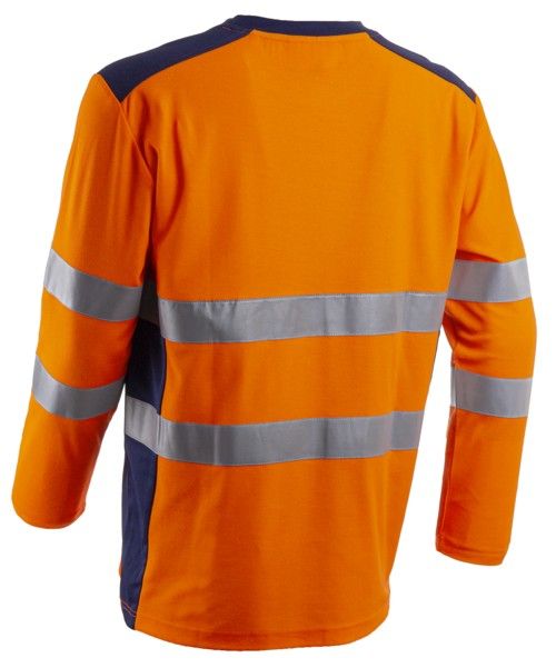 Coverguard Rikka Hi-Viz Hosszú Ujjú Póló Narancs és Kék Színben