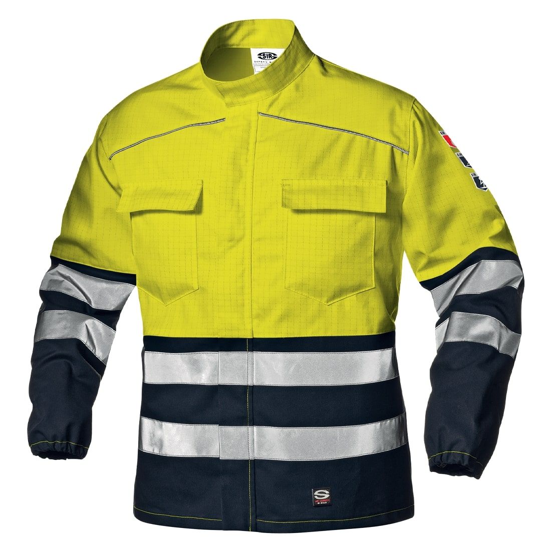 Sir Safety Supertech Kabát HI-VIS Sárga/kék