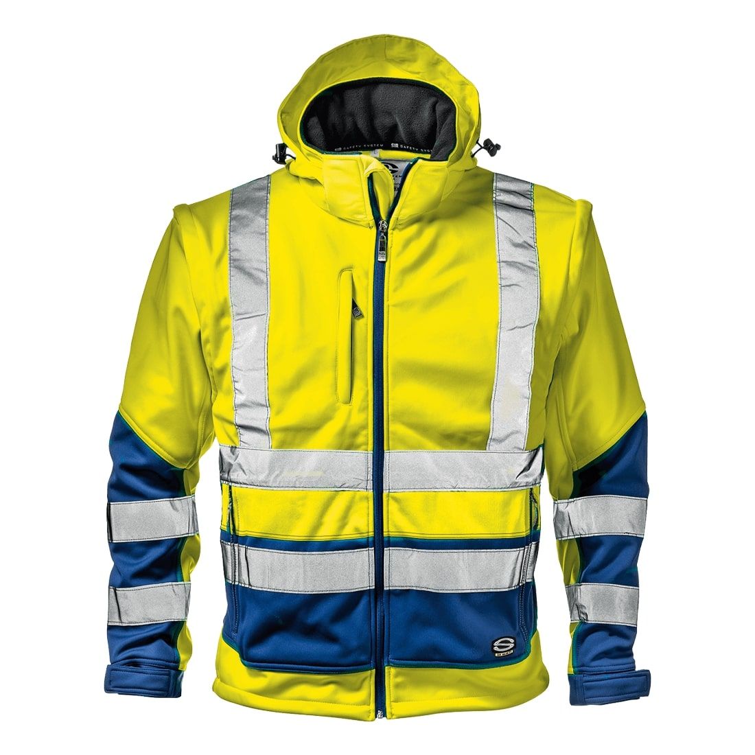Sir Safety Starmax Jól Láthatósági Kabát Hi-Vis Sárga/kék