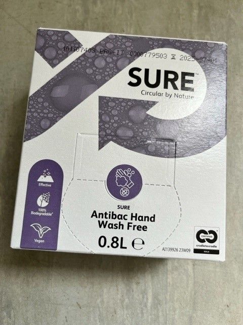 JD-Sure Antibac Hand Wash Free fertőtlenítő hatású foly. szappan, illat- és színezőanyag mentes (0,8L)