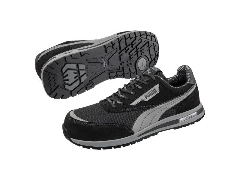 Puma Rider BLK Low S1PS ESD FO HRO SR munkavédelmi cipő fekete Puma Rider BLK Low S1PS ESD FO HRO SR munkavédelmi cipő fekete